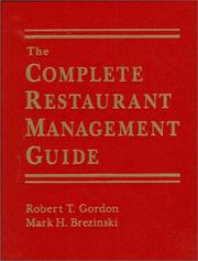 Cover of: The complete restaurant management guide