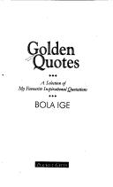 Cover of: Golden Quotes