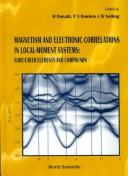 Cover of: Magnetism and electronic correlations in local-moment systems by edited by M. Donath, P.A. Dowben, W. Nolting.