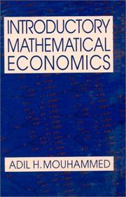 Cover of: Introductory Mathematical Economics by Adil H. Mouhammed