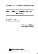 Cover of: Lectures on Mathematical Physics by Y. M. Cho