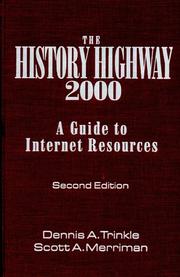Cover of: The history highway 2000: a guide to Internet resources