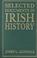Cover of: Selected documents in Irish history
