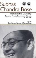 Cover of: Alternative Leadership by Subhas Chandra Bose