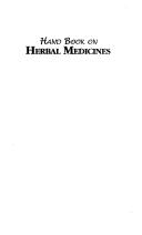 Cover of: Hand Book on Herbal Medicines
