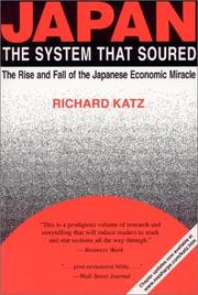 Cover of: Japan: The System That Soured (East Gate Books)
