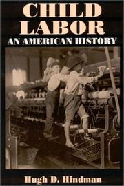 Cover of: Child Labor by Hugh D. Hindman