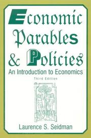 Cover of: Economic Parables & Policies: An Introduction to Economics