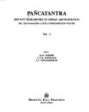 Cover of: Pañcatantra: recent researches in Indian archaeology : Dr. Channabasappa S. Patil commemoration volume