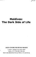 Cover of: Maldives ; The Dark of the Life