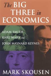 Cover of: The Big Three in Economics by Mark Skousen