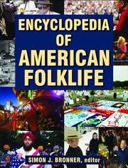 Cover of: Encyclopedia of American folklife by Simon Bronner, editor.
