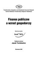 Cover of: Finanse Publiczne a Wzrost Gospodarczy