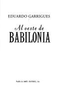 Cover of: Al oeste de Babilonia