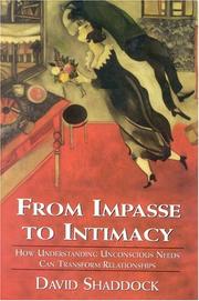 Cover of: From impasse to intimacy | David Shaddock