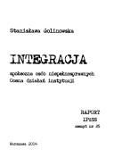 Cover of: Integracja Spoeczna Osob Niepenosprawnych: Ocena Dziaan Instytucji
