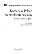Cover of: Kobiety W Polsce Na Przeomie Wiekow by Małgorzata Fuszara