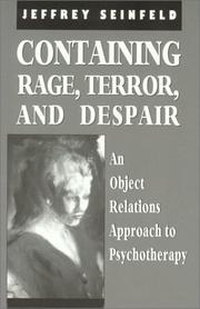 Cover of: Containing Rage, Terror and Despair by Jeffrey Seinfeld