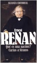 Cover of: ¿Qué es una nación? by Ernest Renan