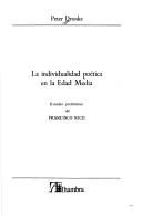 Cover of: Individualidad Poetica En La Edad Media by Dronke, Peter.