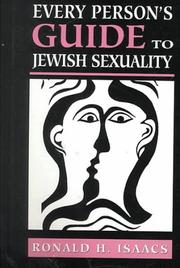 Cover of: Every Person's Guide to Jewish Sexuality by Ronald Isaacs