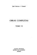 Cover of: Obras completas: Tomo 6