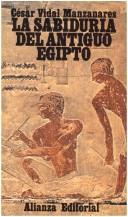 Cover of: Sabiduria del antiguo Egipto