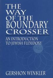 The way of the boundary crosser by Gershon Winkler