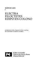 Cover of: Electra by Sophocles