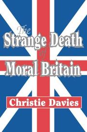 Cover of: The Strange Death of Moral Britain