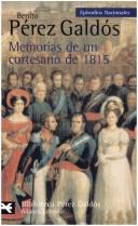 Cover of: Memorias De Un Cortesano De: Episodios Nacionales (El Libro De Bolsillo)