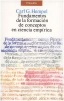 Cover of: Fundamentos de La Formacion de Conceptos by Carl Gustav Hempel