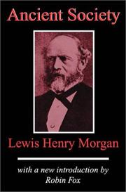 Cover of: Ancient Society by Lewis Morgan