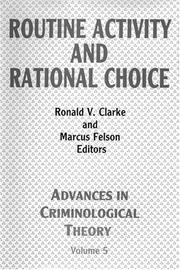 Cover of: Routine activity and rational choice