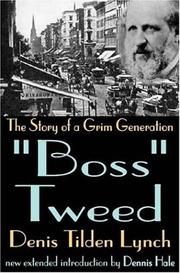"Boss" Tweed by Denis Tilden Lynch