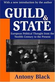 Cover of: Guild and State: European Political Thought from the Twelfth Century to the Present