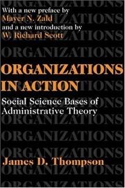 Cover of: Organizations in Action | James Thompson