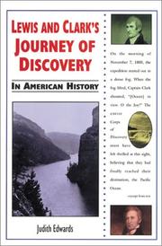Cover of: Lewis and Clark's journey of discovery in American history by Judith Edwards