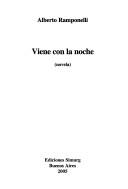 Cover of: Viene Con La Noche: Novela