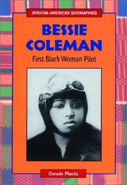 Cover of: Bessie Coleman: First Black Woman Pilot (African-American Biographies)