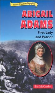 Cover of: Abigail Adams: First Lady and patriot