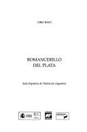 Cover of: Romancerillo del Plata