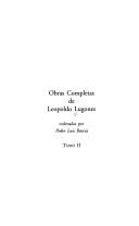 Mision del Escritor, La by Leopoldo Lugones