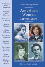 Cover of: American Women Inventors (Collective Biographies)