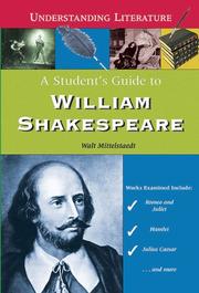 Cover of: A student's guide to William Shakespeare
