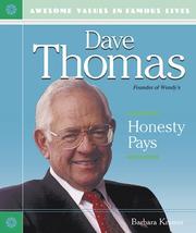 Cover of: Dave Thomas by 