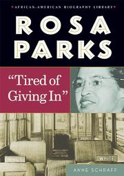Cover of: Rosa Parks by Anne E. Schraff