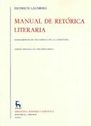 Cover of: Manual de retorica literaria/ Manual of Retoric Literature