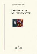 Cover of: Experiencias de un traductor by Valentín García Yebra
