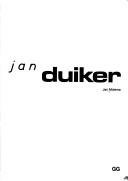 Cover of: Jan Duiker